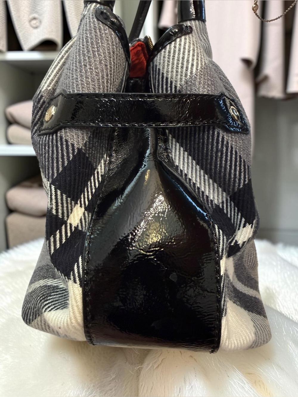 kate spade Black and Gray Plaid Shoulder Bag - Picture 13 of 13